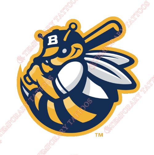 Burlington Bees Customize Temporary Tattoos Stickers NO.8074